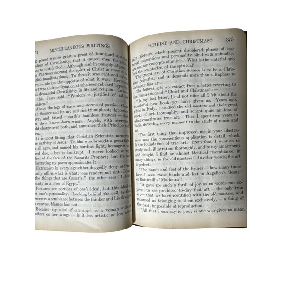 Antique Miscellaneous Writings 1883-1896 By Mary Baker Eddy Hardcover Book - Picture 15 of 16